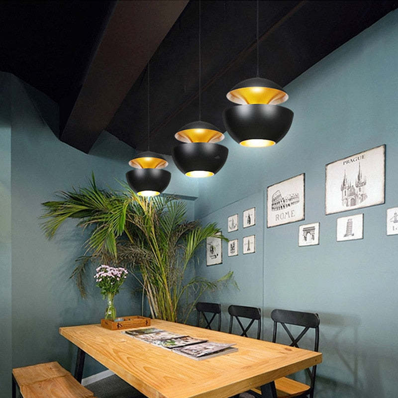 Modern LED Pendant Lamp - AstraGlow-White-Small (9.84 in)-The Livary