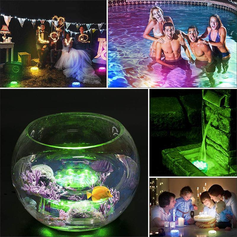 Waterproof LED Underwater Light with Remote Control - GlowRipple-1 + 1 FREE-The Livary