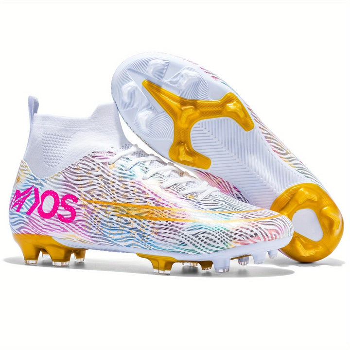 Men's Football Boots with Grip & High Ankle Design – Dario-Milky-7-The Livary