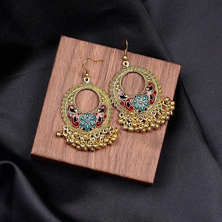 Boho Ethno Earrings - Noura-1-The Livary