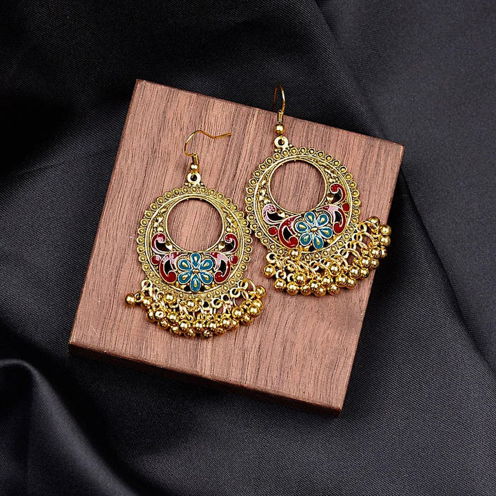 Boho Ethno Earrings - Noura-1-The Livary