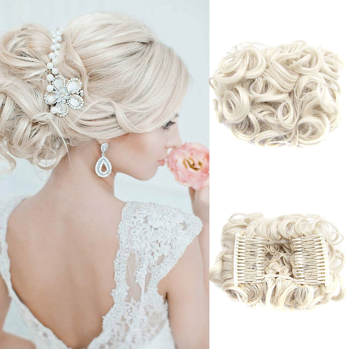 Curly Knot Hair Extension – FluffyFix-19#-The Livary