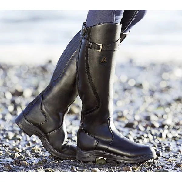 Vintage Knee-High Boots - Luna-Black-3.5-The Livary