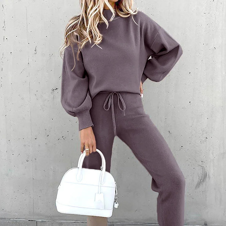 Comfortable Two-Piece Tracksuit - Zoë-Pink-S-The Livary