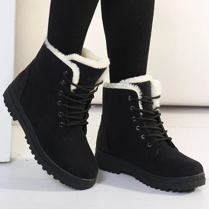 Warm Ladies Winter Boots - Aria-Black-2.5-The Livary