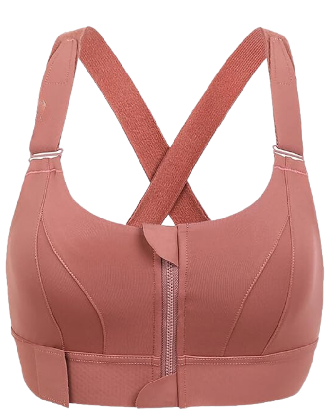 Adjustable High Support Sports Bra – Nova-Red-S-The Livary