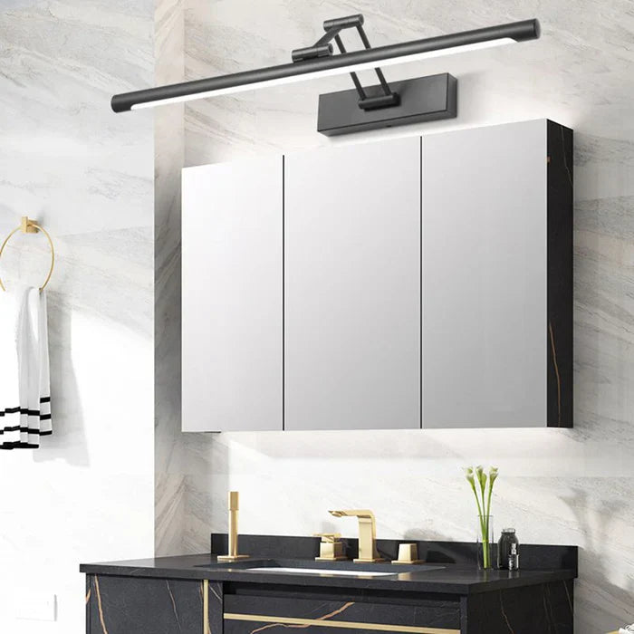 Minimalist LED Wall Lamp - ZenLite-Cold light-15.75 inches-Black-The Livary