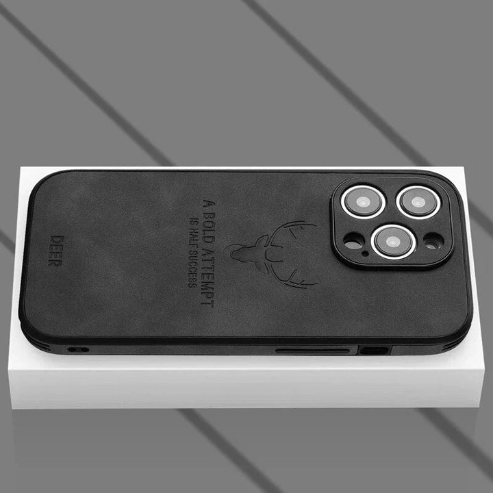 Luxury Deer Leather iPhone Case - Veltro
