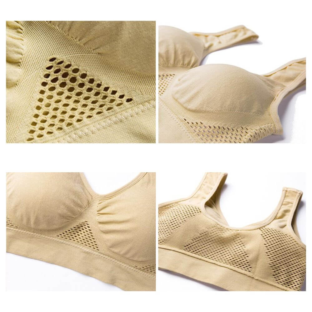 Breathable Mesh Sports Bra – Sofia-Purple-S-The Livary