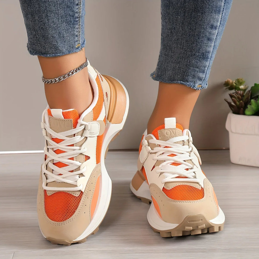 Luna Ademend Sports Trainers | Comfortable & Non-slip Design-3.5-Gray-The Livary
