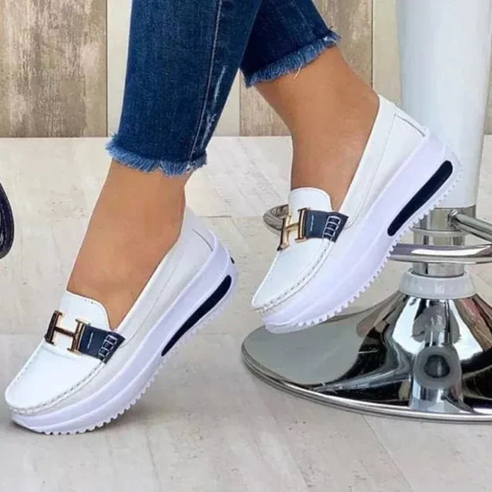 Orthopaedic Trendy Women's Shoes - Mirella-White-35-The Livary