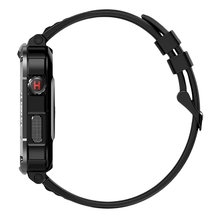 Robust Smartwatch for Men - IronPulse X1-Black-The Livary