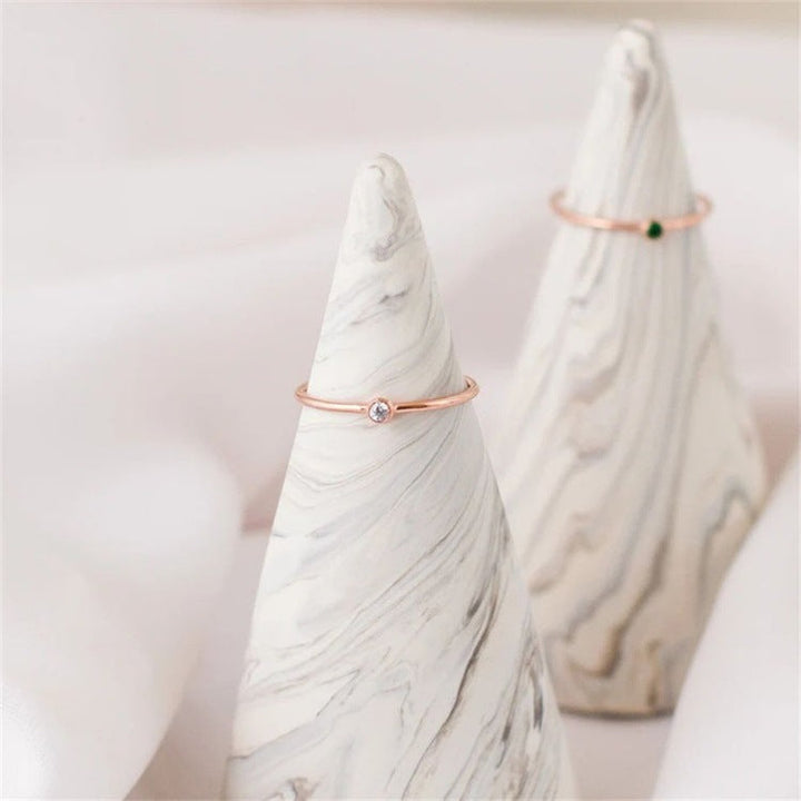 Birthstone Ring - Celestia-1.93 in-January - Red-The Livary
