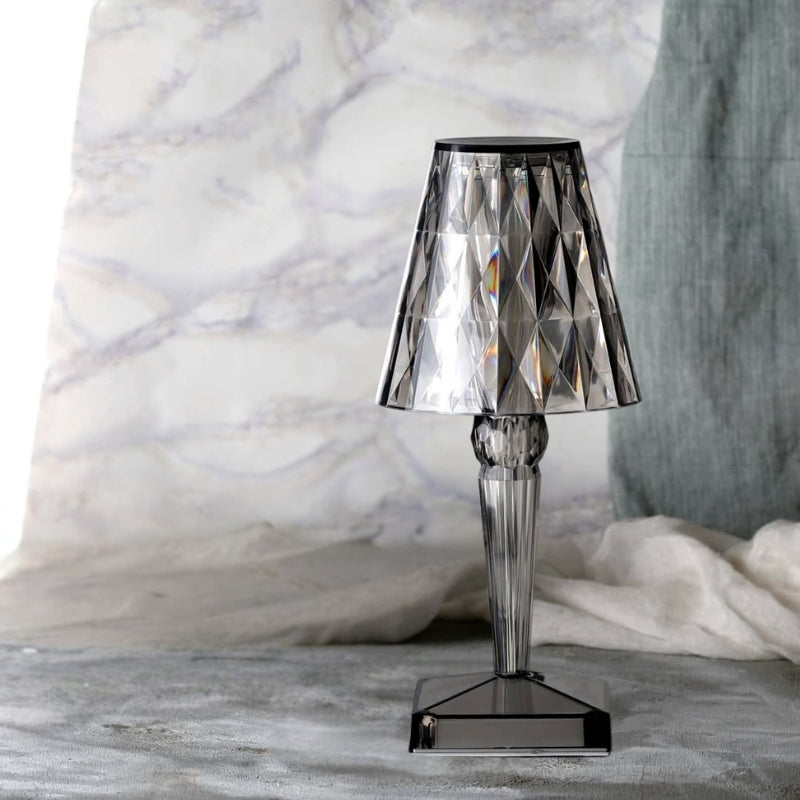 Crystal Table Lamp with Touch Control - LumeCrystal