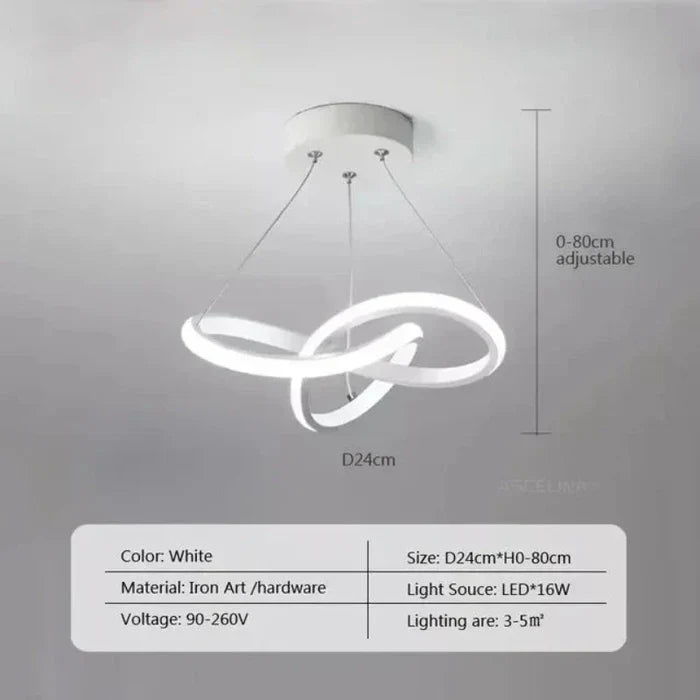 Modern LED Ceiling Light - WaveGlow
