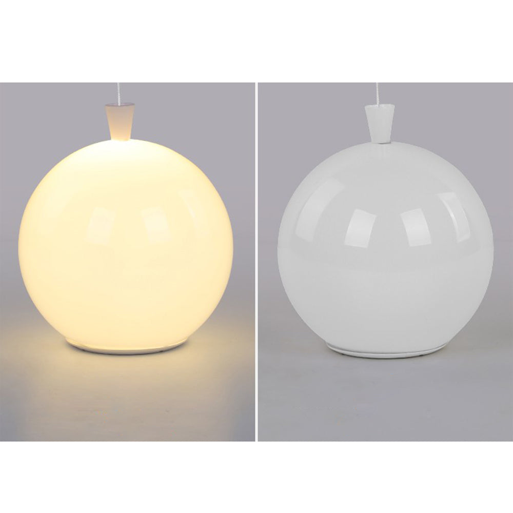Compact Modern LED Balloon Ceiling Light - AuraLite-7.87 in-White-The Livary