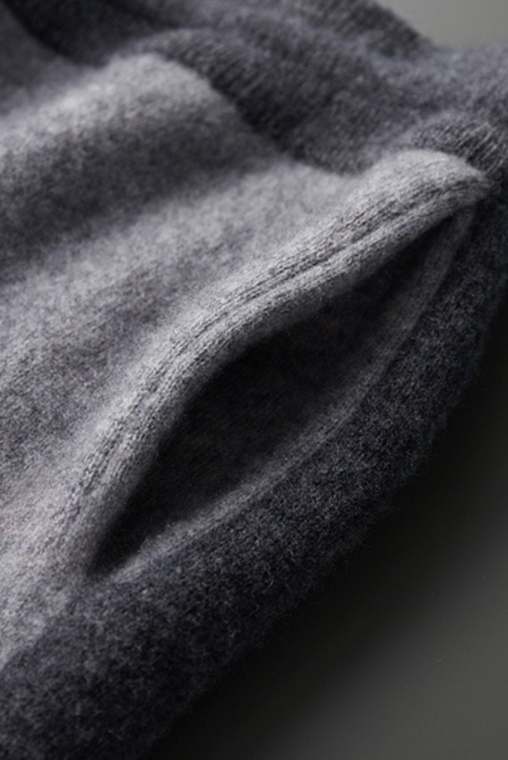 Grey Cashmere Merino Wool Set – Vittore-S-The Livary
