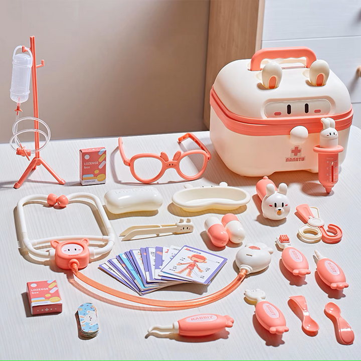 Pediatric Doctor Playset – Carezy-Pink-The Livary