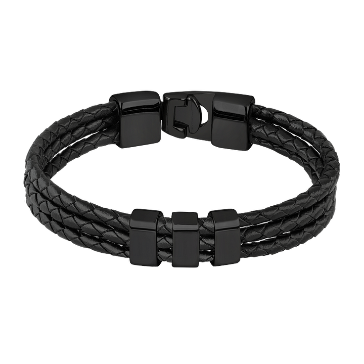 Romance Gravure Armband - Felix-Black-The Livary