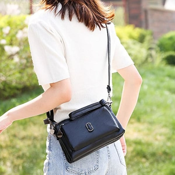 Stylish Crossbody Bag - Sienna-Red-The Livary