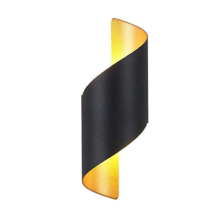 Modern Spiral LED Wall Light - TwistLight-Small-White-The Livary