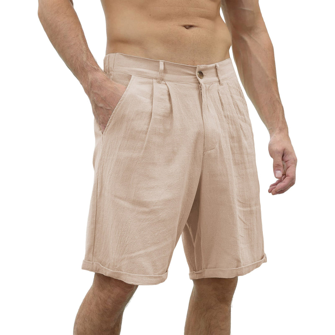 Casual leisure shorts with stretch comfort – Jonas-Apricot-S-The Livary