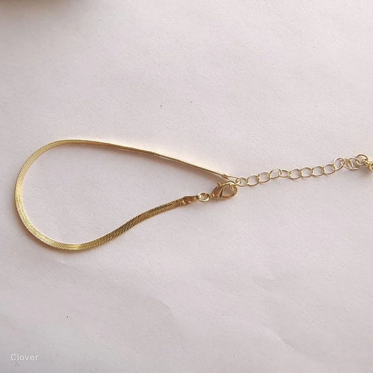 Snake Anklet - Isolde-Gold-The Livary