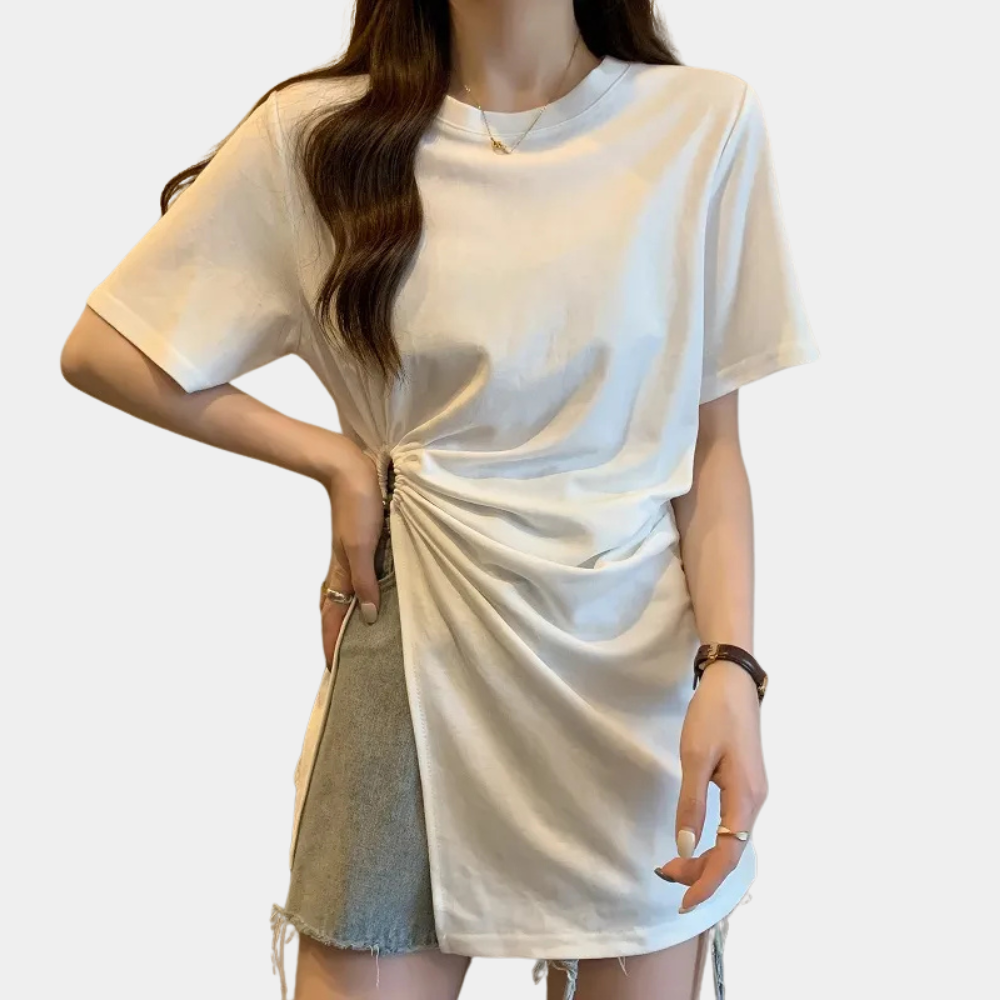 Asymmetrical Top for Women - Sienna-Green-XS-The Livary