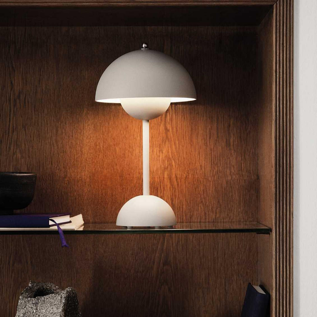 LED Table Lamp - MoonGlow-White-The Livary