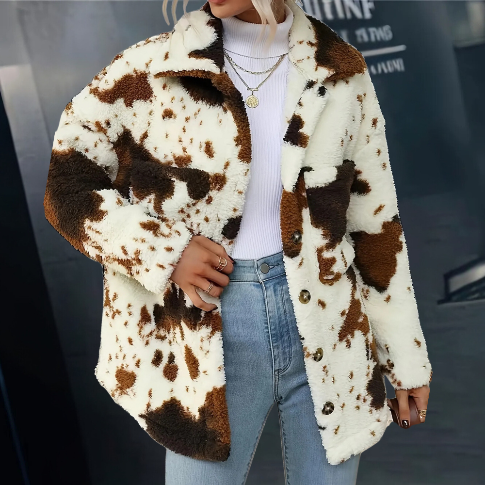 Warm Winter Coat for Women - Elowen-Brown-XS-The Livary