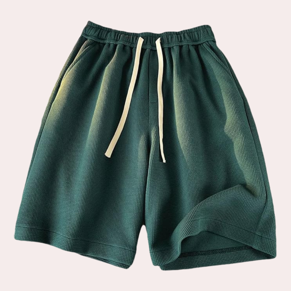 Casual Men’s Shorts - Daan-Dark green-S-The Livary
