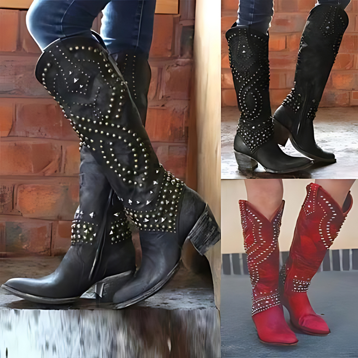 Stylish High Ladies' Boots - Elena-Brown-2.5-The Livary