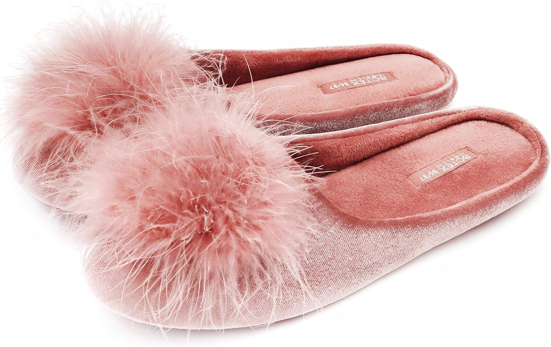 Cozy Velvet Memory Foam Slippers - VelvetEase-Black-4-The Livary
