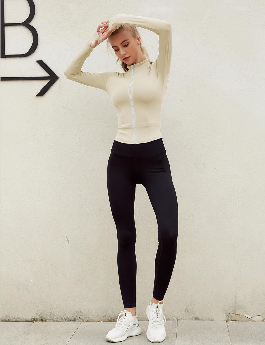 Comfortable Sports Jacket - FlexiMove-Apricot-XS-The Livary