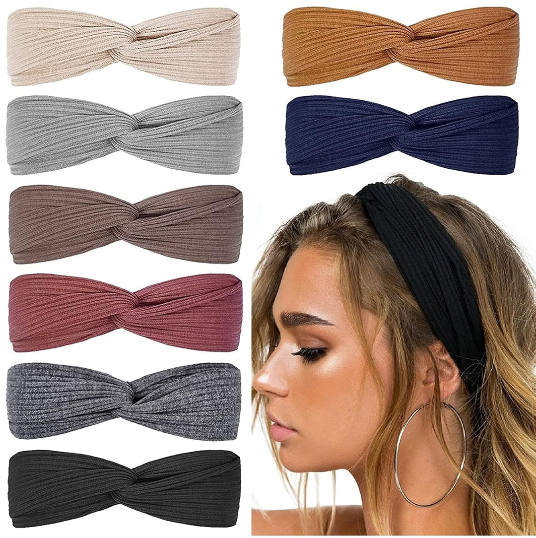 Boho Twist Hairbands-Set 2-The Livary