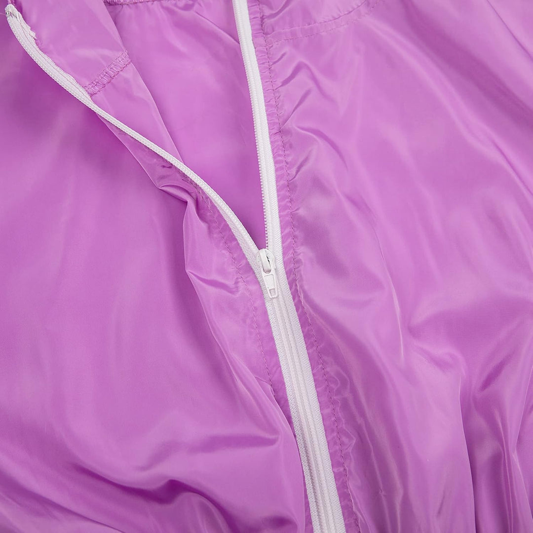 Retro Women's Windbreaker Jumpsuit - Elodie-Pink-S-The Livary