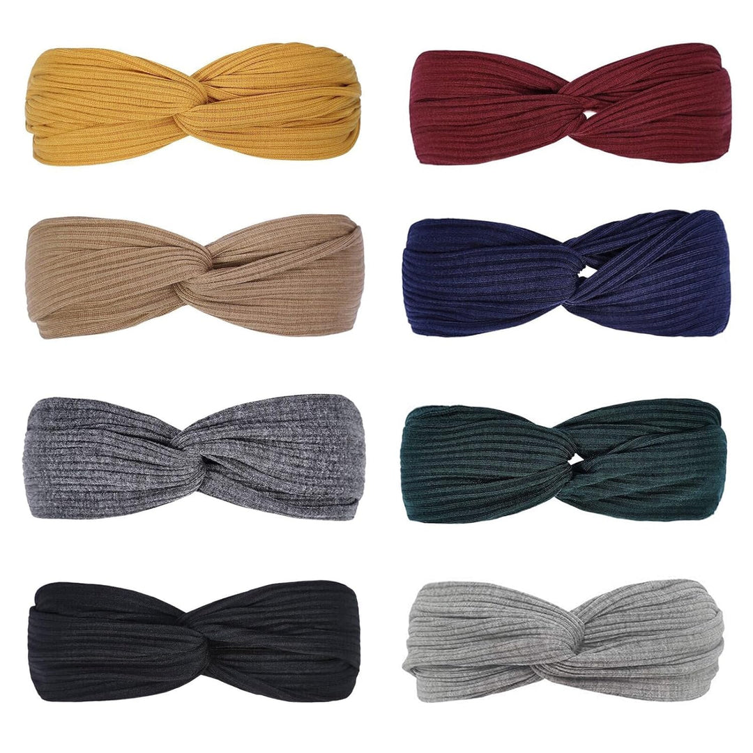 Boho Twist Hairbands-Set 1-The Livary