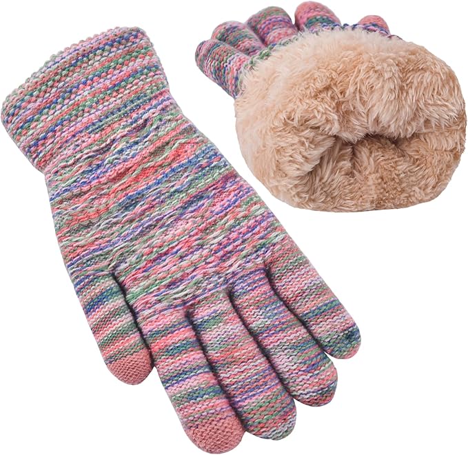 Warm Touchscreen Gloves – PolarTouch-Rainbow-The Livary