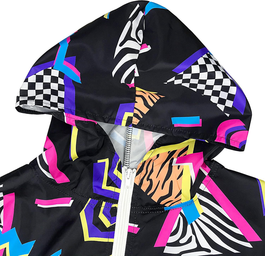 Retro Women's Windbreaker Jumpsuit - Elodie-Pink-S-The Livary