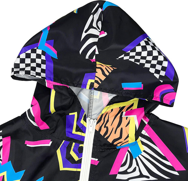 Retro Women's Windbreaker Jumpsuit - Elodie-Pink-S-The Livary