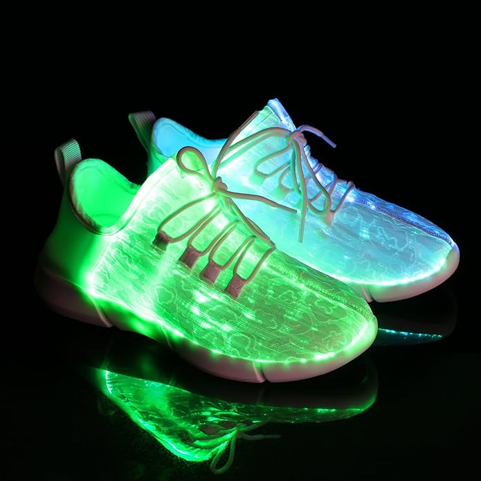 Flashing LED Fiber Optic Sneakers - Orion-2.5-The Livary