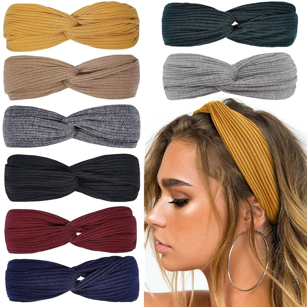 Boho Twist Hairbands-Set 1-The Livary