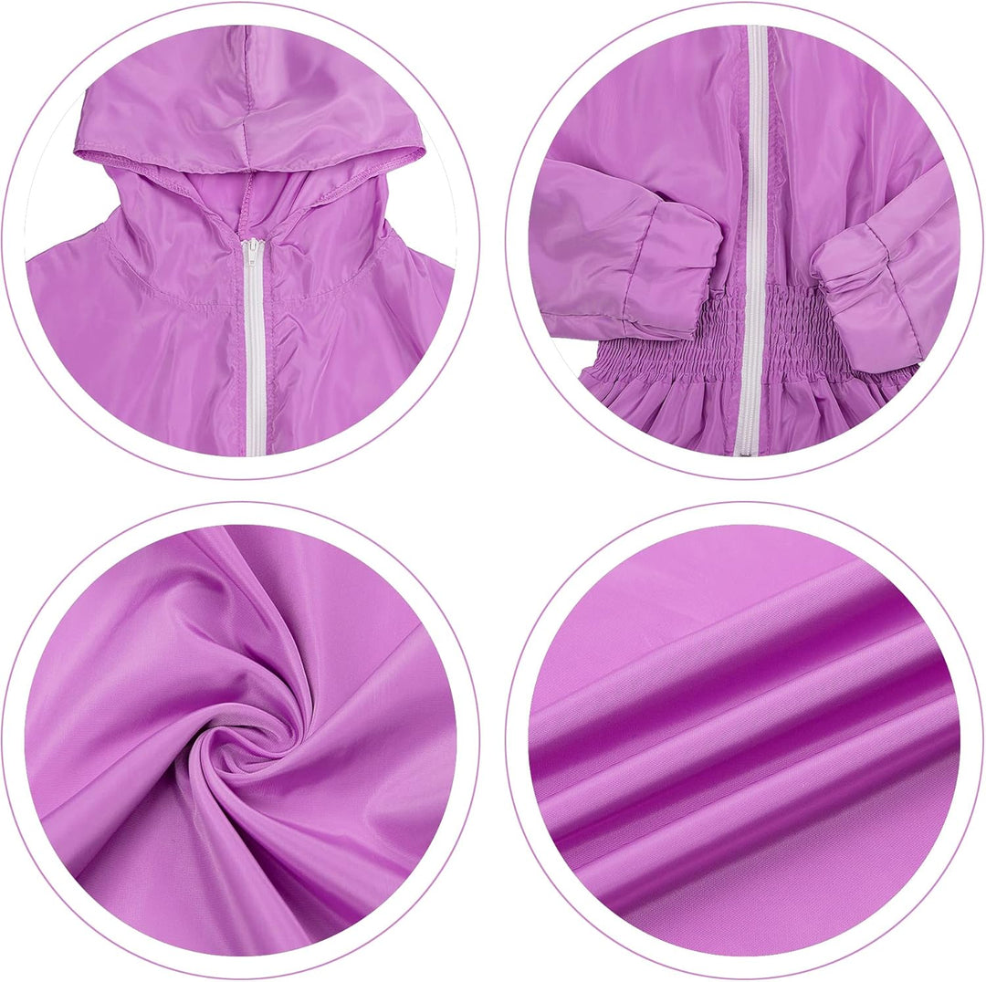 Retro Women's Windbreaker Jumpsuit - Elodie-Pink-S-The Livary
