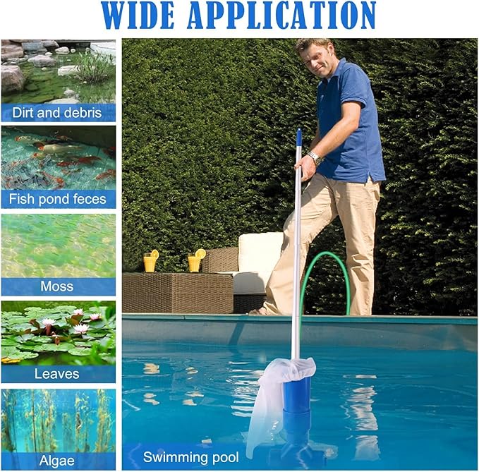 Manual Pool Vacuum – AquaSweep-The Livary