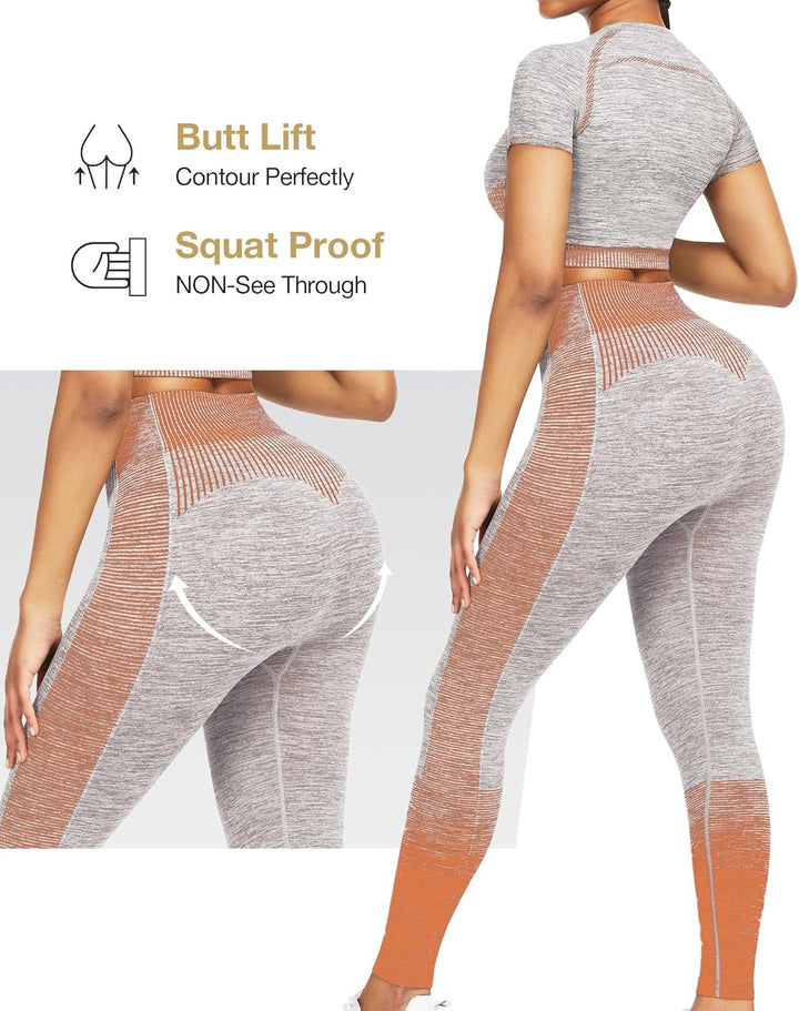Comfortable Yoga Set - SparkFit-Long Sleeve Black-S-The Livary