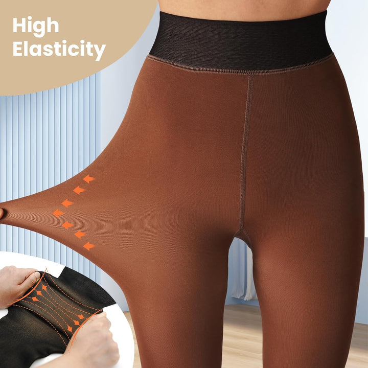 Fleece-lined Tights - Nova-Black-XS-The Livary