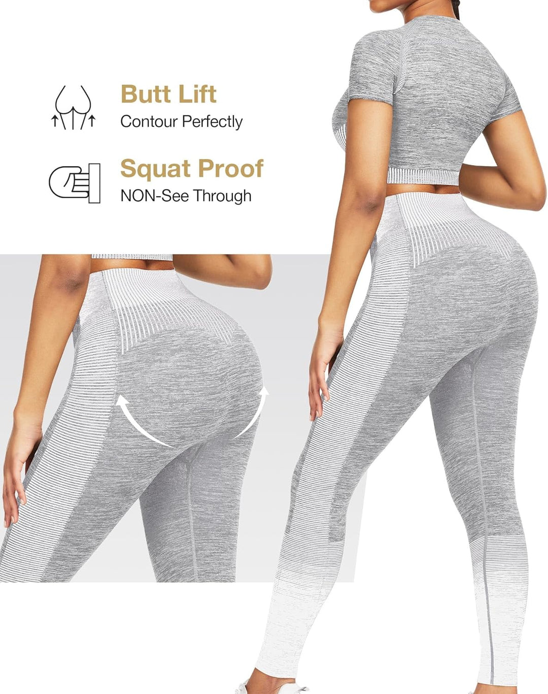 Comfortable Yoga Set - SparkFit-Long Sleeve Black-S-The Livary