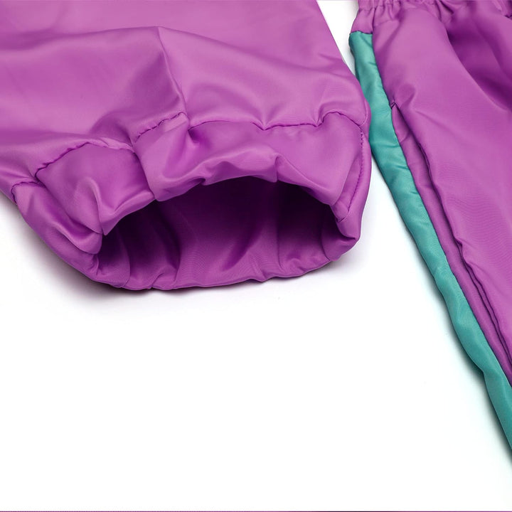 Retro Women's Windbreaker Jumpsuit - Elodie-Pink-S-The Livary