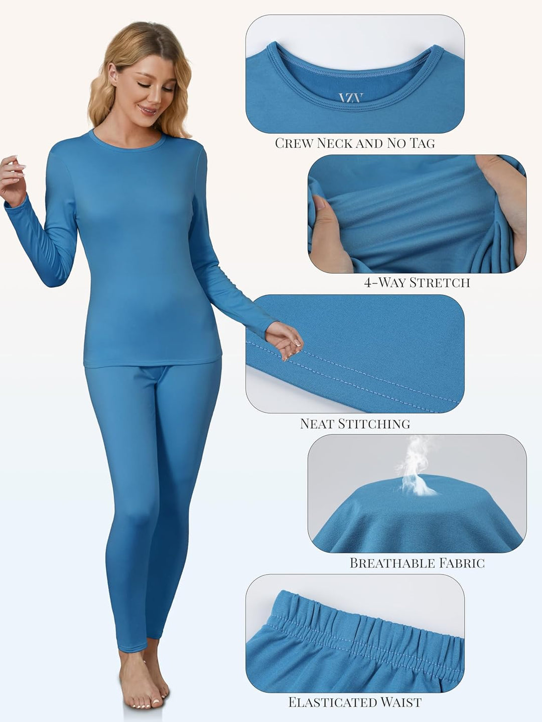Thermal Underwear for Women - Sophie-Black-XS-The Livary