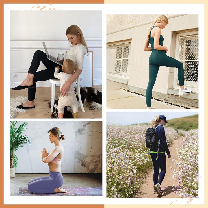 LuxeFit High-Waisted Leggings - Selene-Black-S-The Livary